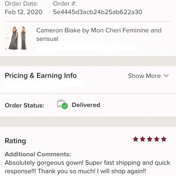 Cameron Blake by Mon Cheri Feminine and sensual - Picture 3 of 10